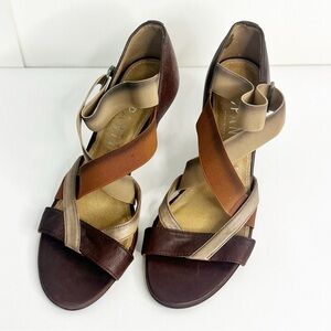 Hispanitas Crisscross Strappy Elastic‎ Heeled Sandals